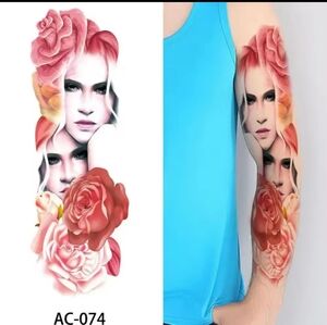 Full arm or leg temporary tattoo